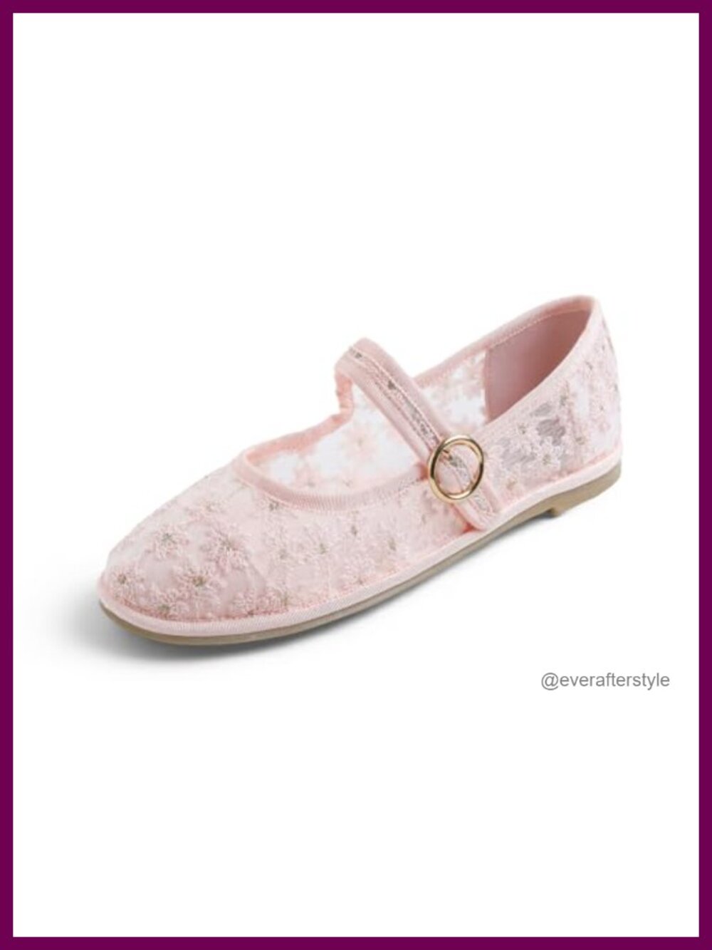 Women's Mary Jane Flats Memory Foam Cushioned Round Toe Slip On Walking Shoes